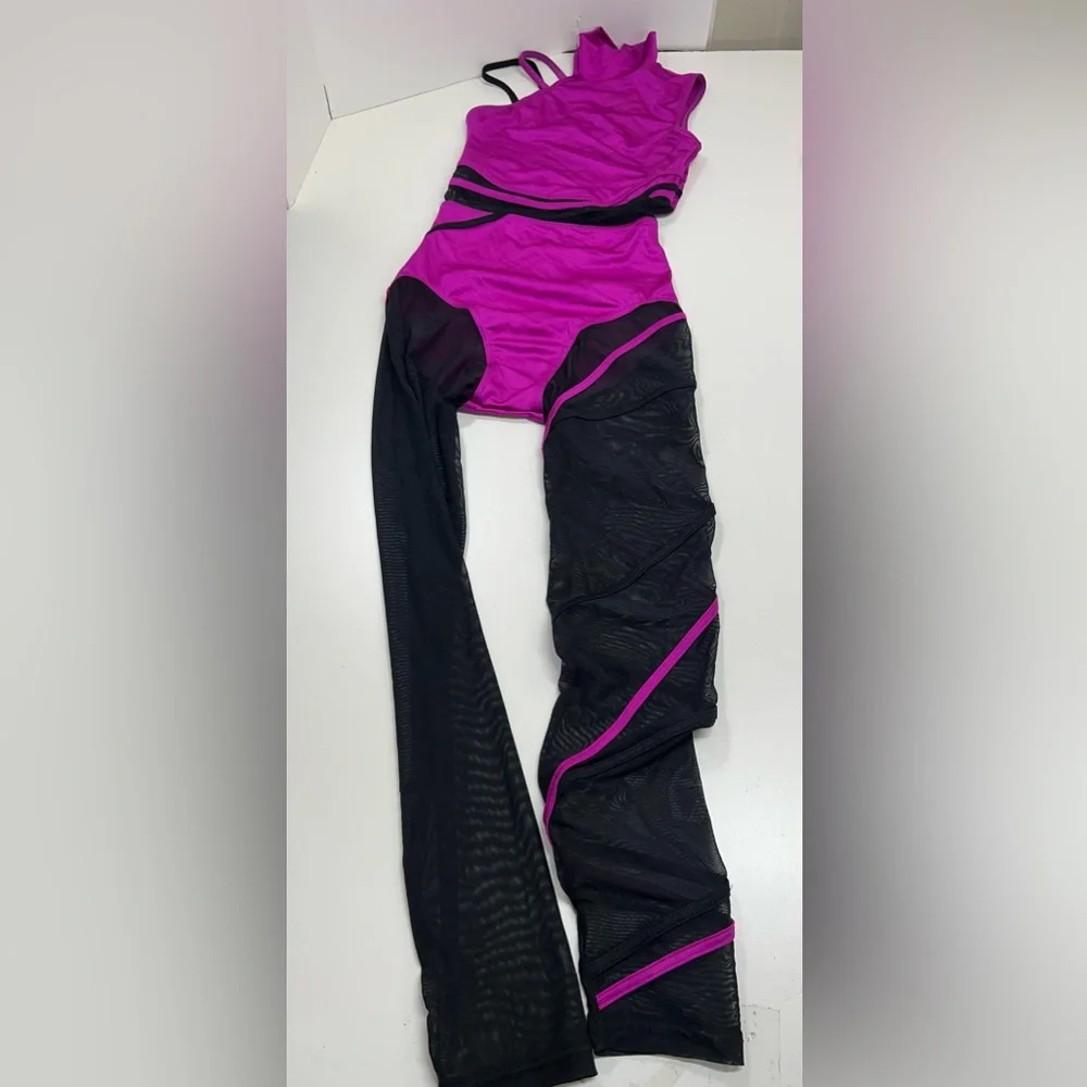 Weissman Elite Dance Strappy Mesh Unitard Acro
Costume Size Adult XS NEW Pink - Picture 4 of 10